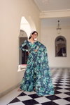 Ynf7042 Weightless Marbal Floral Printed Sarees Wholesale In India